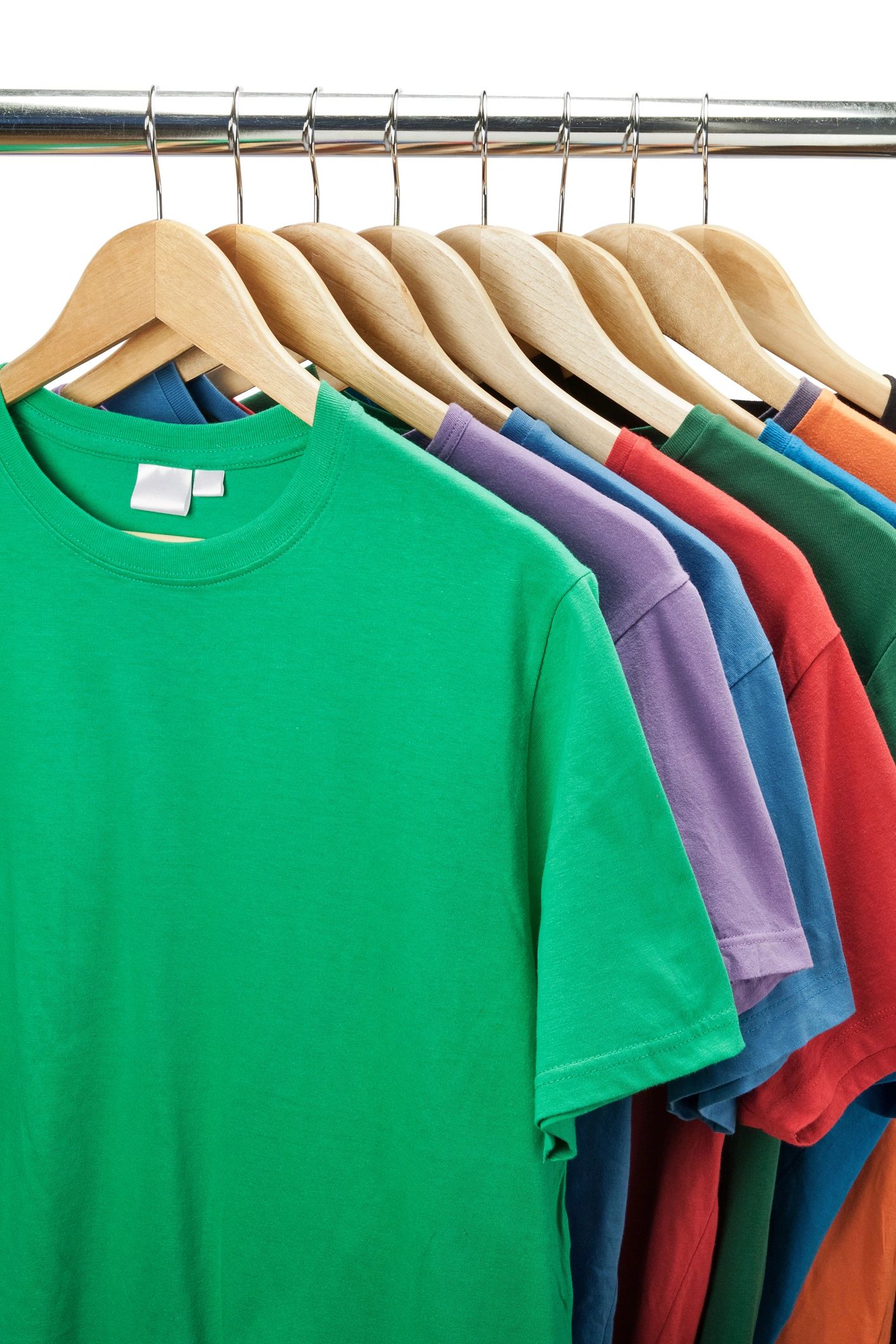 Bulk order of shirts neatly folded for delivery